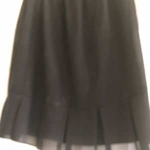 Beautiful black pleated skirt evening wear